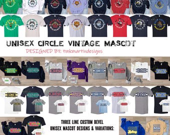 Custom digital designs 12 quality work fast turnaround customizable logos Digital Prints DTF designer Sublimation designer School tee design