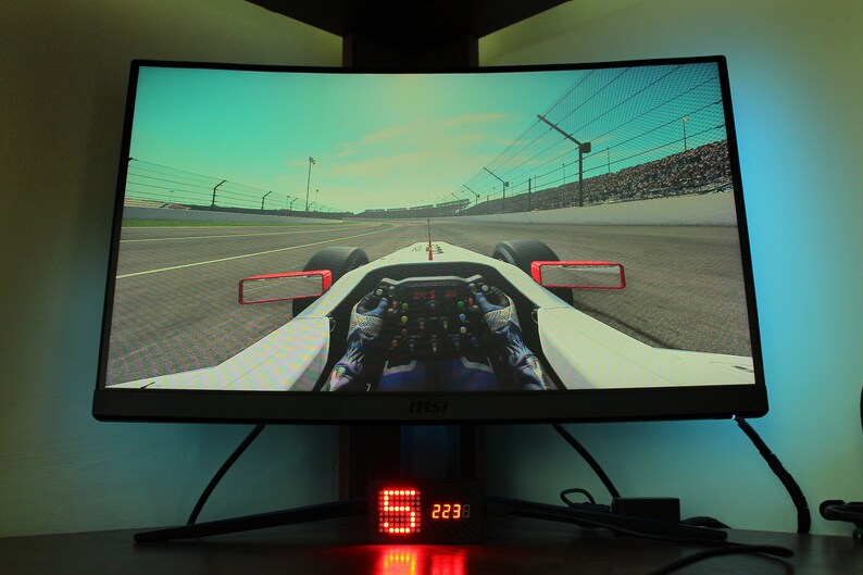 Pc Monitor For Sim Racing Sim Racing Dashboard for PC Steering Wheel Logitech Fanatec ...