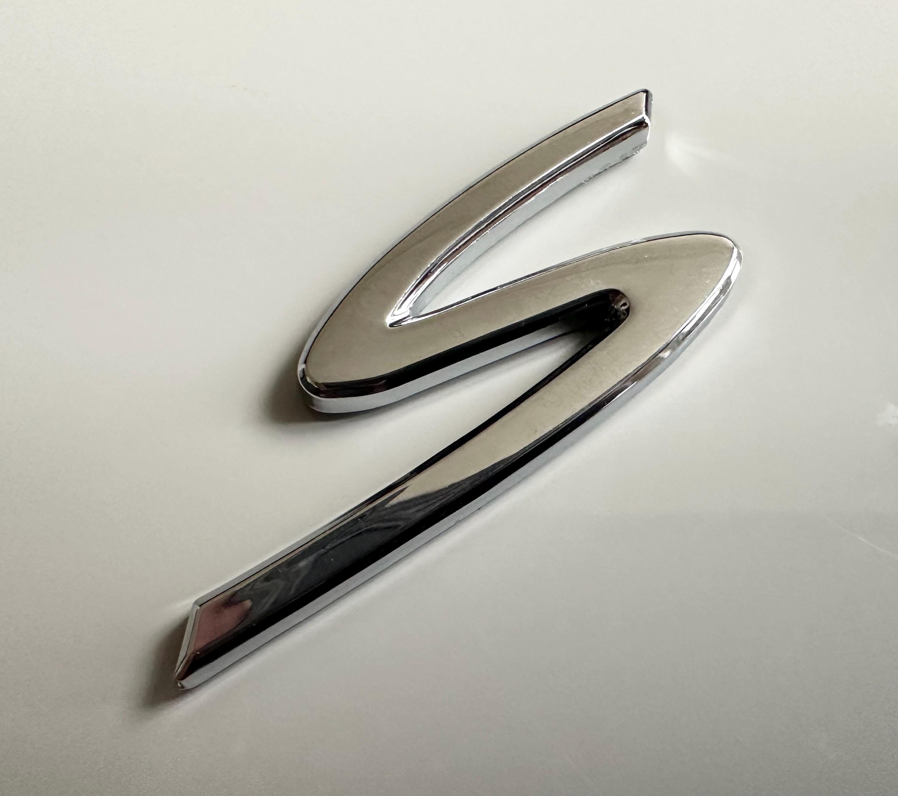 Matte Black 911 Carrera Logo Letters – Rear Liftgate Emblem Badge – Self-Adhesive