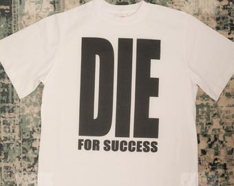 Die For Success, uniseks katoenen T-shirt - Y2K grafisch T-shirt