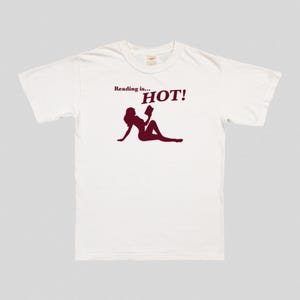 Reading Is Hot T-Shirt– Y2K Cute Graphic Shirt