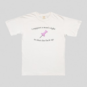 Camiseta "O Direito do Homem de Ficar em Silêncio" – Camiseta com Estampa Bonita Y2K