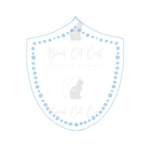 Light Blue Watercolor Crest