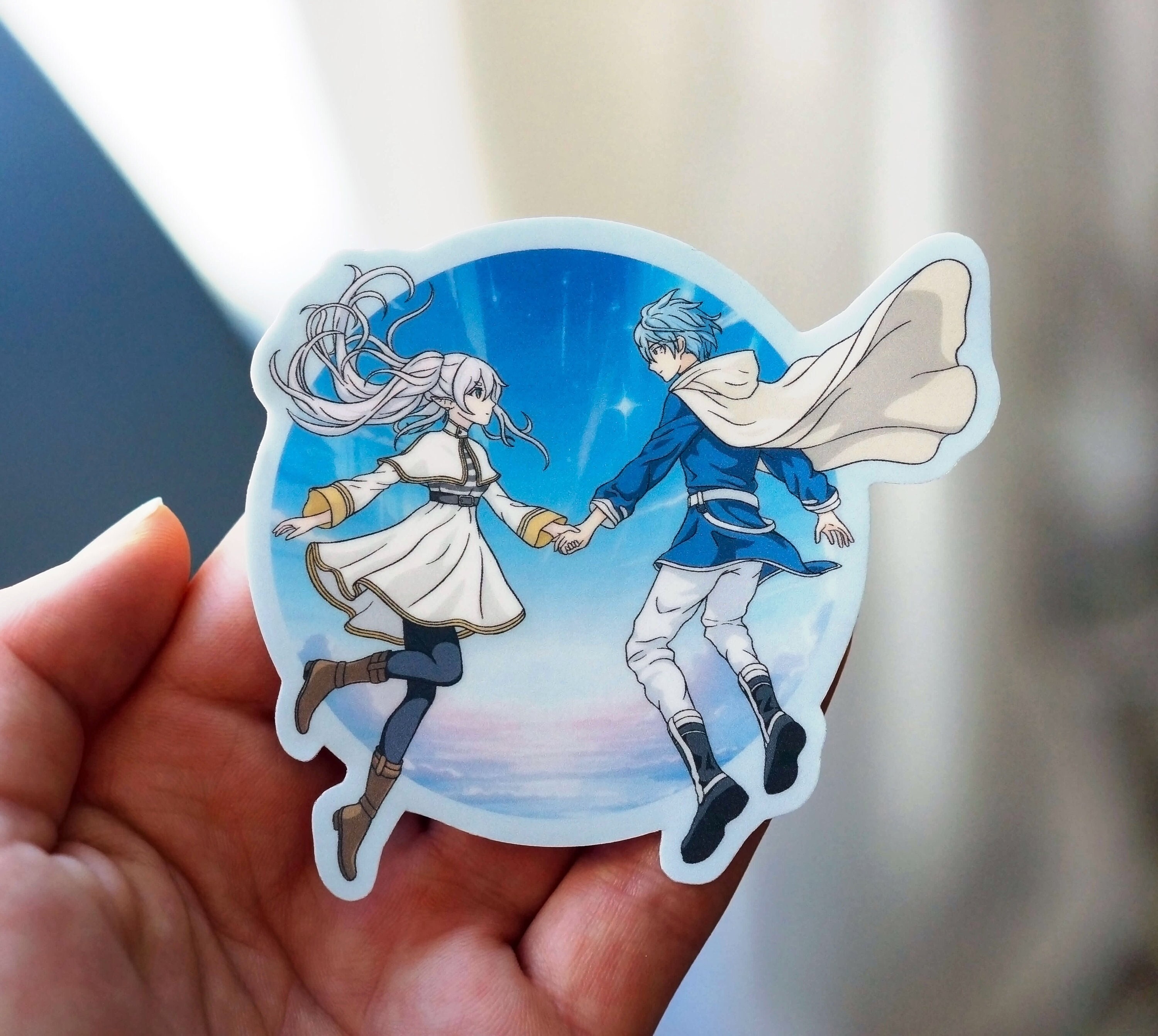 Frieren and Himmel the Hero *inspired* Sticker | Frieren Beyond