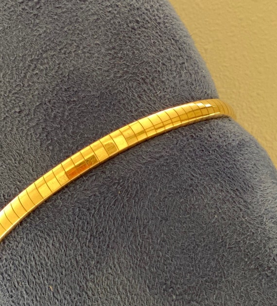 Omega Chain bracelet in 14K yellow gold - image 2