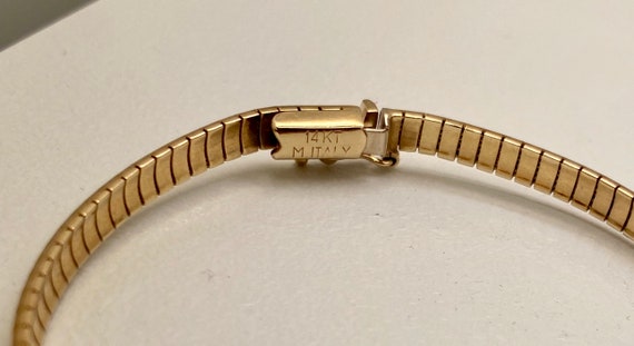 Omega Chain bracelet in 14K yellow gold - image 3