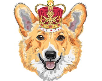 Pembroke Corgi Valentine Card PNG, 5 Variations, Dog Happy Valentines ...