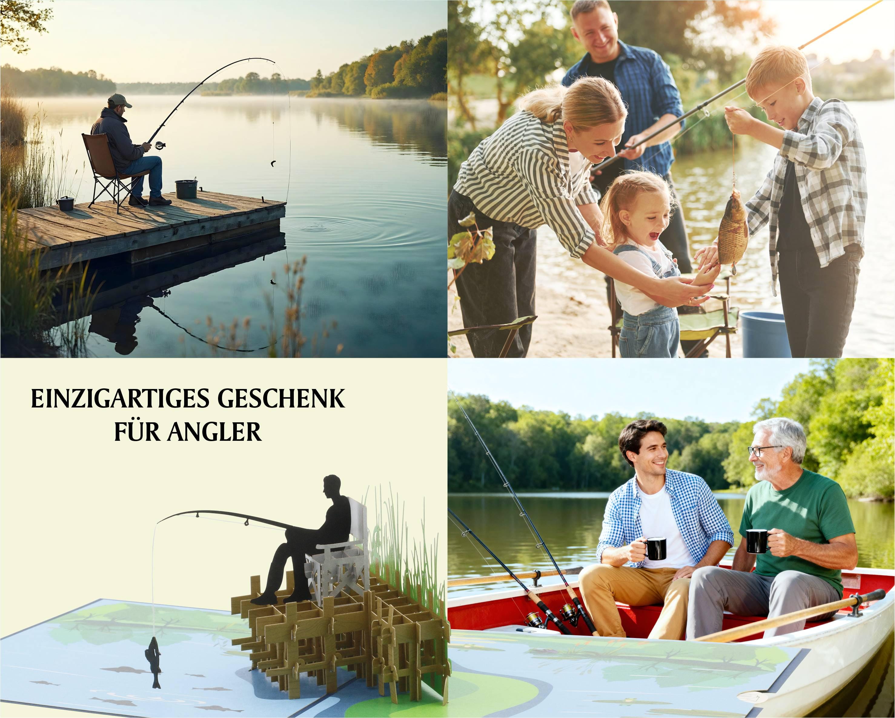 Pop-up Card For Anglers – A Birthday, Fishing License, Or - View #6