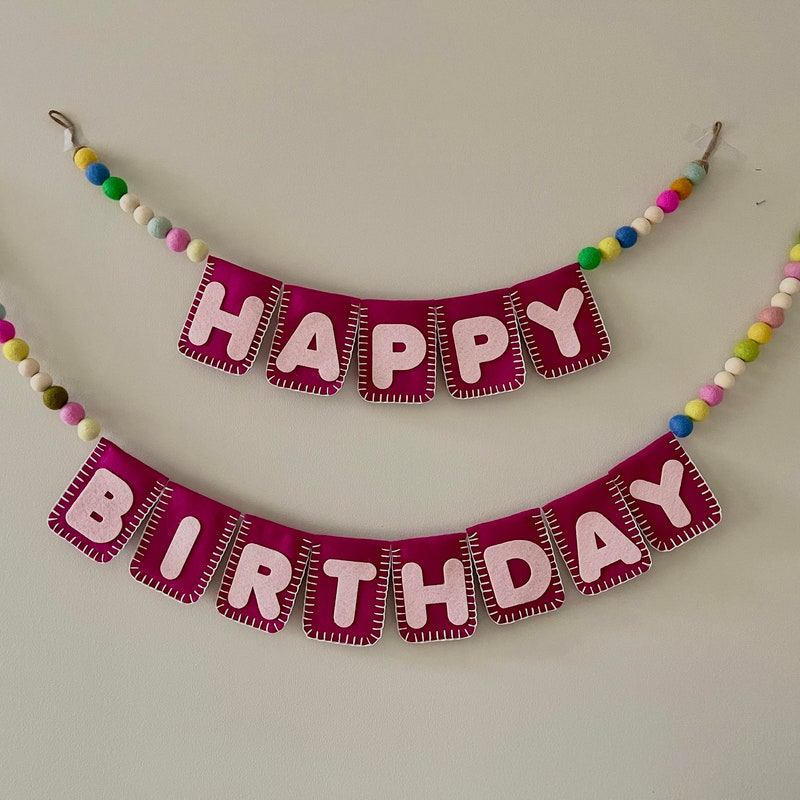 Birthday Garland - Etsy