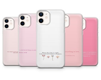 Jesus God Phone Case Psalm Christian Cover for iPhone 17Pro, 16, 15, 14, 13, 12, Samsung S25, S24, S23Fe, S22, A16, A26, A56, Pixel 10, 9Pro