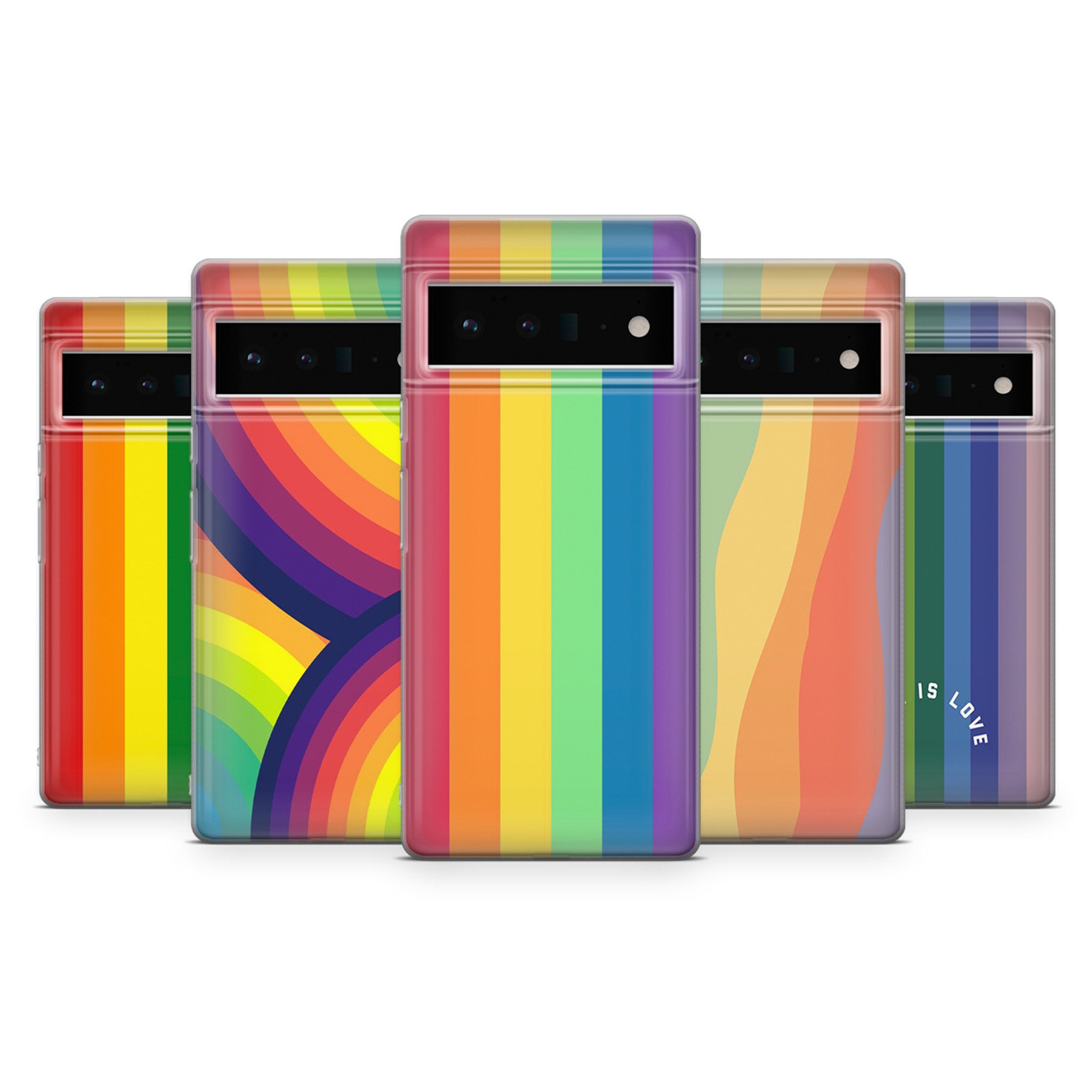 Used like new boyy phone case Rainbow
