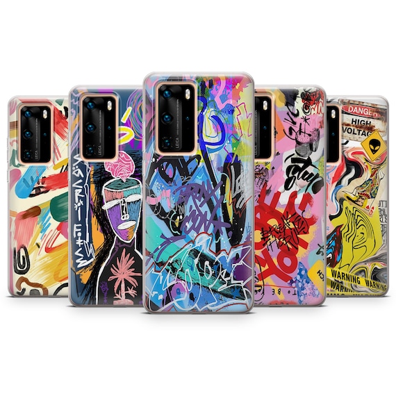 Graffiti Phone Case Street Art Cover Fit for iPhone 15 Pro Max, 14