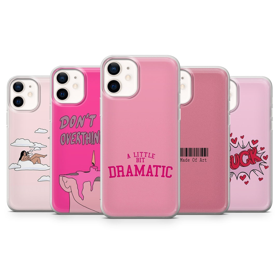 Girly Pink Phone Case Quote Feminism Cover Fit for iPhone 15 Pro Max ...