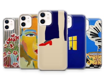 Coque de téléphone à motifs originaux et audacieux pour iPhone 18 Pro, 17, 16, 15, 14, 13, Samsung S26, S25, S24, S23, A27, A17, A57, Pixel 11, 10 Pro