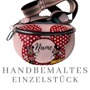 Trendy designer mini bag hand painted shoulder bag
