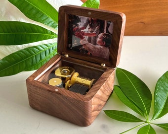 Mothers day gift Music Box Personalized Gifts Custom Music Box With Your Picture & Engraving , Anniversary Gifts For Your Mom For Boyfriend