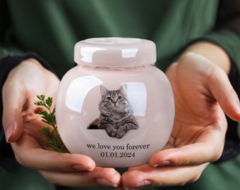 Personalized Pet Urn: A handcrafted memorial for a beloved pet | Custom engraving available-Pet Loss Gifts-Unique Pottery Urn-Gifts for Pets