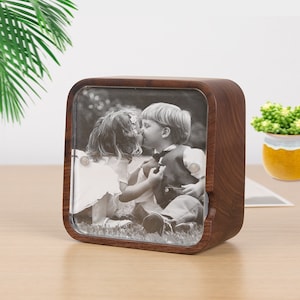 Birthday Gift Custom Gravity Sensor Photo Frame Music Box Personalized Gifts Music Box With Your Picture&Engraving Unique Gift For Mom her