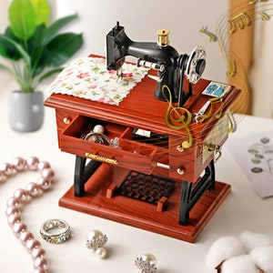 Vintage Singer Sewing Machine and Sewing Table, AJ663970