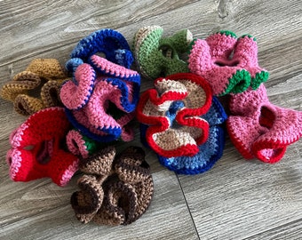 Handmade Oversized Crochet Scrunchie