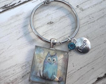 Thread Keep / Floss Ring Bling- Cute Cat