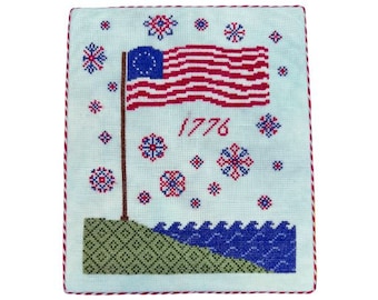 PDF Kreuzstich Stickmuster | Alte Herrlichkeit | Stichanzahl 110w x 135h