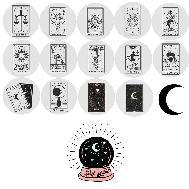 Instagram Icons Witchcraft Tarot Theme Icons Boho Instagram Highlight ...