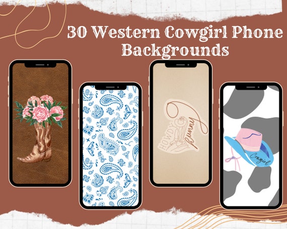 Buy 30 Western Cowgirl Phone Wallpapers Instagram Story Online in India   Etsy