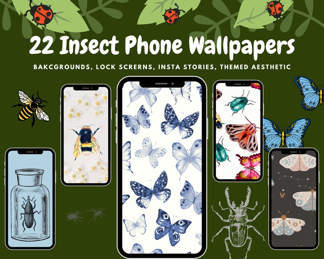 Phone Background Insect Bugs Phone Wallpaper Instagram Backgrounds ...