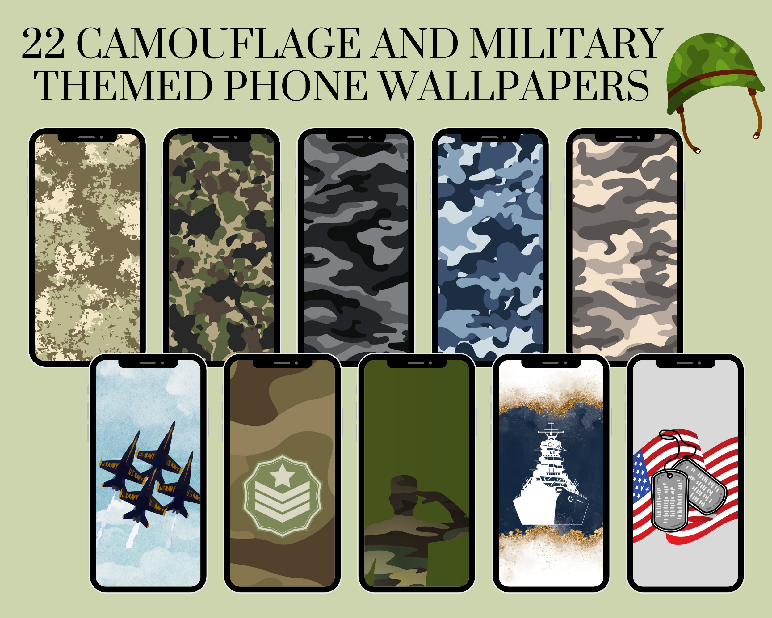 Phone Background Camouflage Military Phone Theme