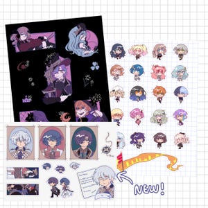 project sekai  sticker sheet darkfesta white day