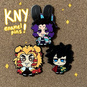 CLEARANCE Dämon Anime inspirierte Emaille Pins