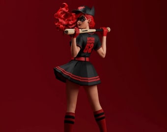 Batwoman Statue 3d Model 3d Printer stl files