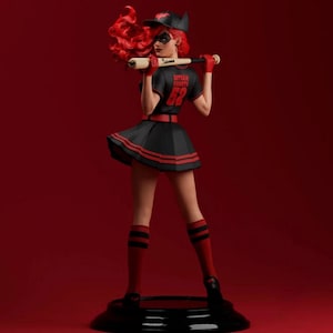 Batwoman Statue 3D Modell 3D Drucker stl Dateien
