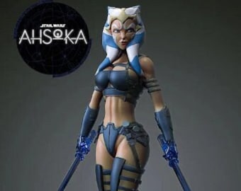 Ashoka Star Wars Statue 3d Model 3d Printer stl files