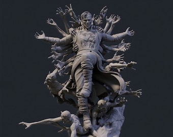 Doctor Strange in the Multiverse of Madness Marvel Avengers Statue 3d Model 3d Printer stl files