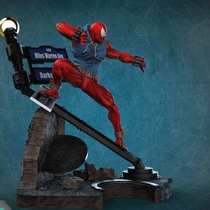 Spiderman Statue 3d Model 3d Paint 3D stl files
