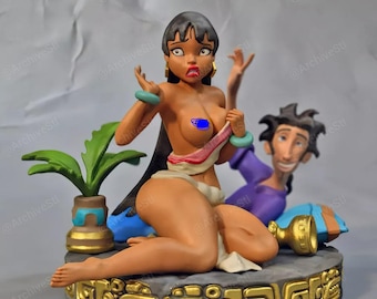 Chel road to El Dorado sxy Girl NSFW Statue 3d Model 3d Printer stl files