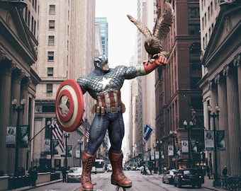 Captain America Marvel Avengers Statue 3d Model 3d Printer stl files