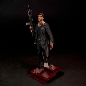 tonny montana Statue 3d Model 3d Printer stl files