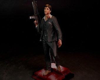 tonny montana Statue 3d Model 3d Printer stl files