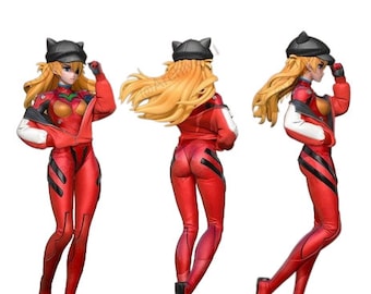 Asuka Statue Figure 3d Model 3d Printer 3d stl files