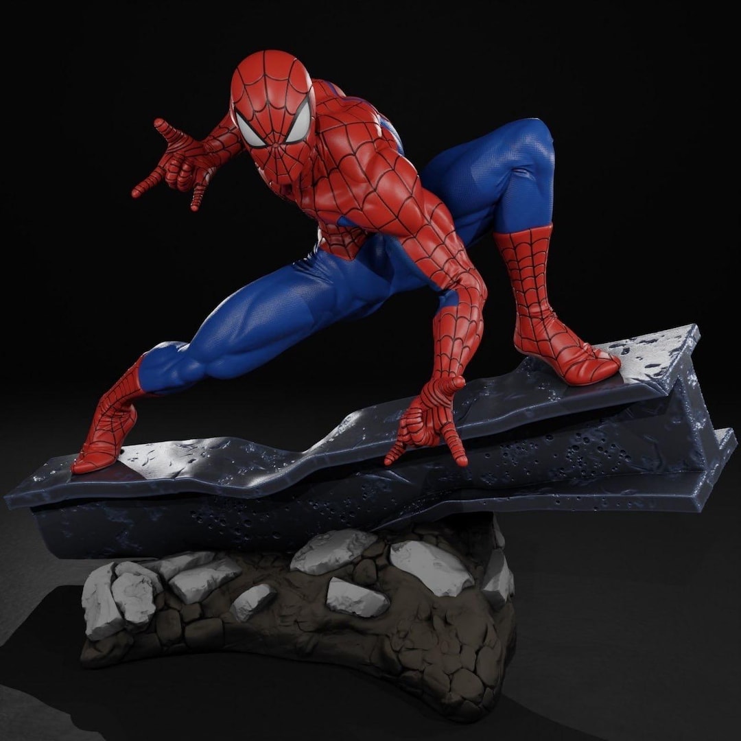 Ultimate Spiderman Statue 3d Model 3d Paint 3D Stl Files - Etsy UK
