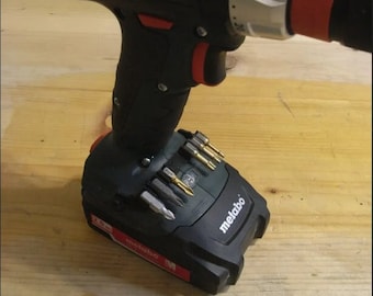 Bit holder for Metabo BS18 cordless screwdriver