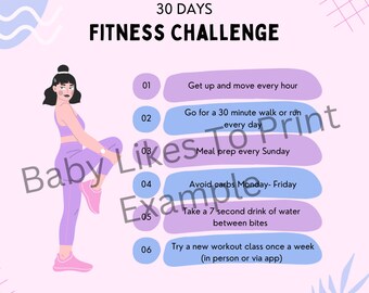 30 Day Fitness Challenge