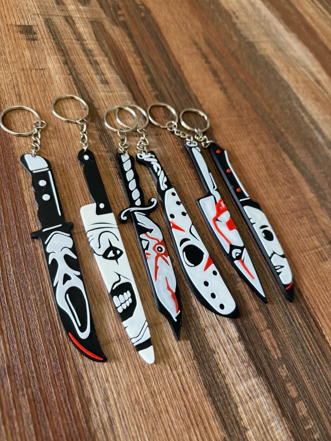 Horror Characters Weapons Keychains - Etsy