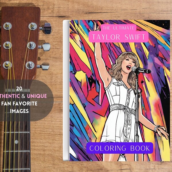 Taylorswift Coloring Book - Etsy
