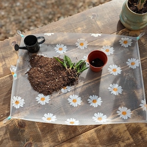 Large Plant Potting Mat | Repotting Mat | Indoor Gardening Tarp | Plant Mat | Plant Rug | Waterproof mat