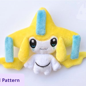 ITH Jirachi Plush Pattern Embroidery files with .pdf Instructions