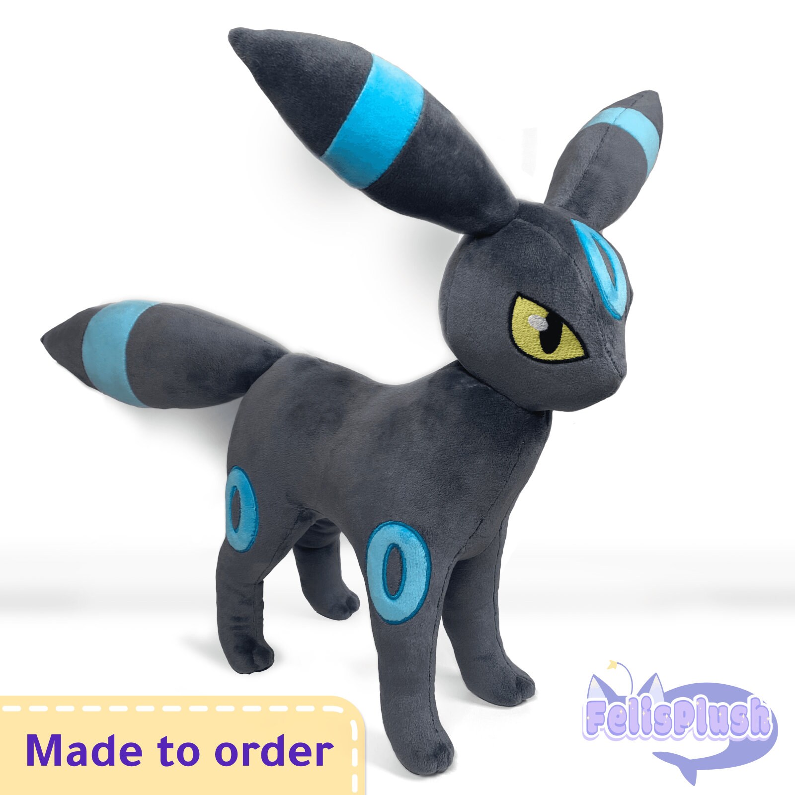  Umbreon Eevee Evolution Standing Shiny Animal Stuffed